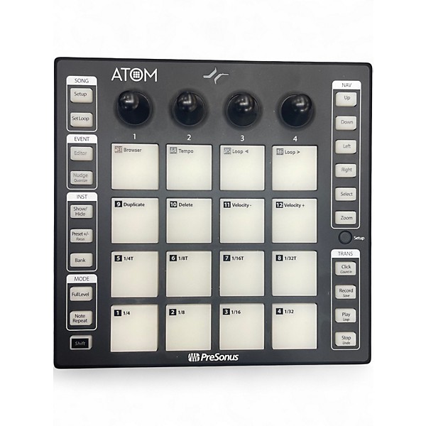 PreSonus ATOM SQ MIDIコントローラー 中古　訳あり✔ Amazon.co.jp: PreSonus ATOM SQハイブリッドMIDIキーボード