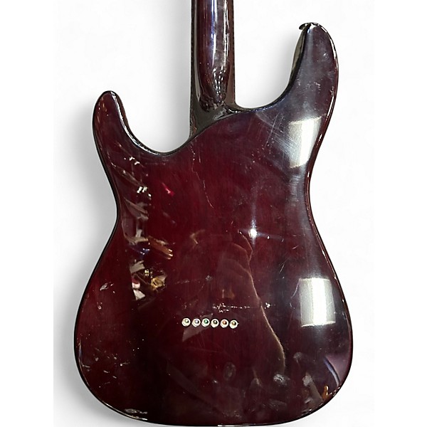 Used Schecter Guitar Research C/SH 12 Black Cherry Hollow Body Electric Guitar