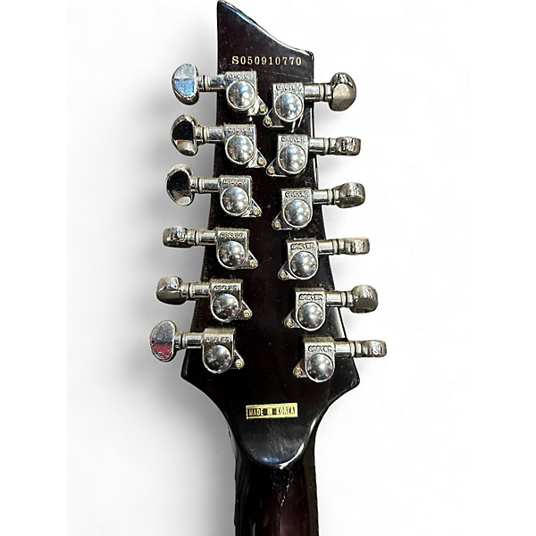 Used Schecter Guitar Research C/SH 12 Black Cherry Hollow Body Electric Guitar