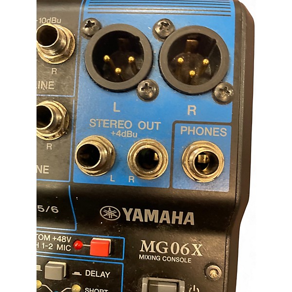 Used Yamaha MG06X Unpowered Mixer