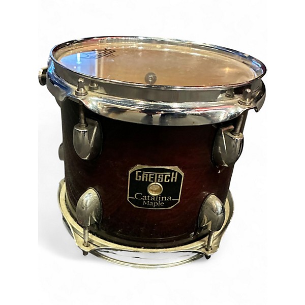 Used Gretsch Drums 7 Piece Catalina Maple Red Drum Kit