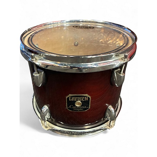 Used Gretsch Drums 7 Piece Catalina Maple Red Drum Kit