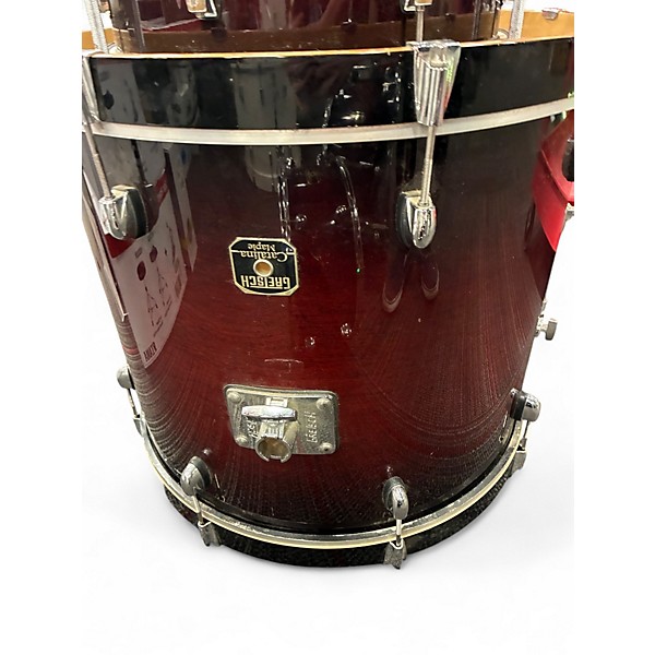 Used Gretsch Drums 7 Piece Catalina Maple Red Drum Kit