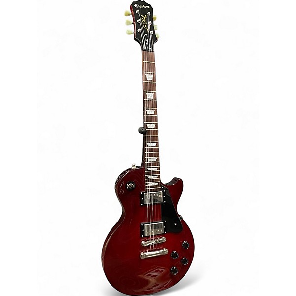 Used Epiphone Les Paul Studio Wine Red Solid Body Electric Guitar