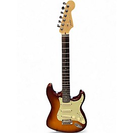 Used Fender American Deluxe Ash Stratocaster TOBACCO SUNBURST Solid Body Electric Guitar