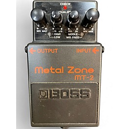 Used BOSS MT2 Metal Zone Distortion Effect Pedal