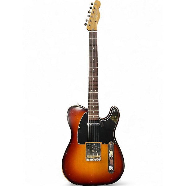 Used Fender JASON ISBELL Telecaster Custom 2 Tone Sunburst Solid Body Electric Guitar