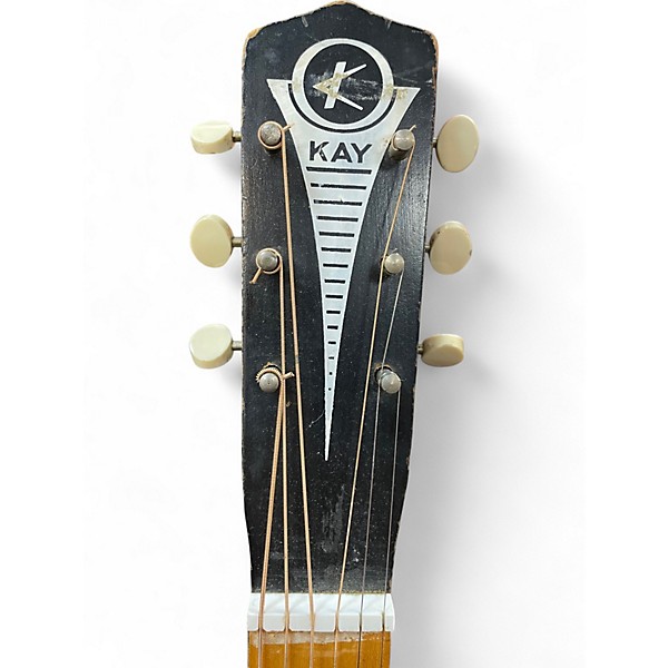 Used 1990s Kay MUSIC NOTE PARLOR Vintage Natural Acoustic Guitar