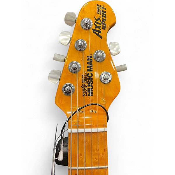 Used Ernie Ball Music Man Axis Super Sport HH QUILT TOP Solid Body Electric Guitar