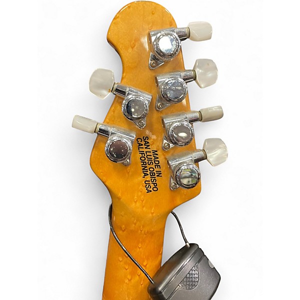 Used Ernie Ball Music Man Axis Super Sport HH QUILT TOP Solid Body Electric Guitar