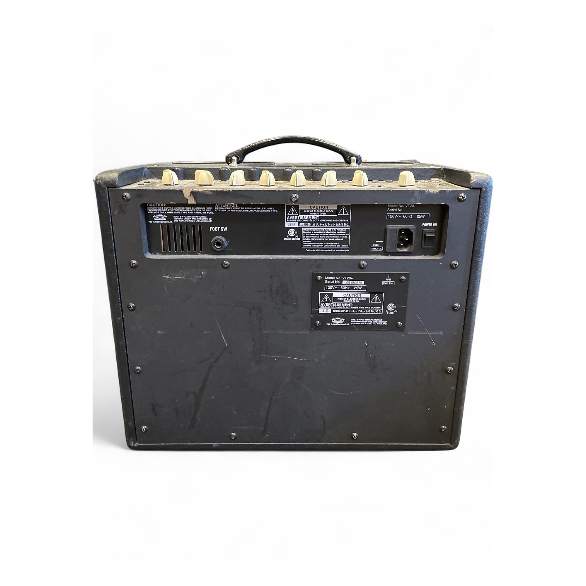 Used VOX VT20Plus Valvetronix 20W 1X8 Guitar Combo Amp
