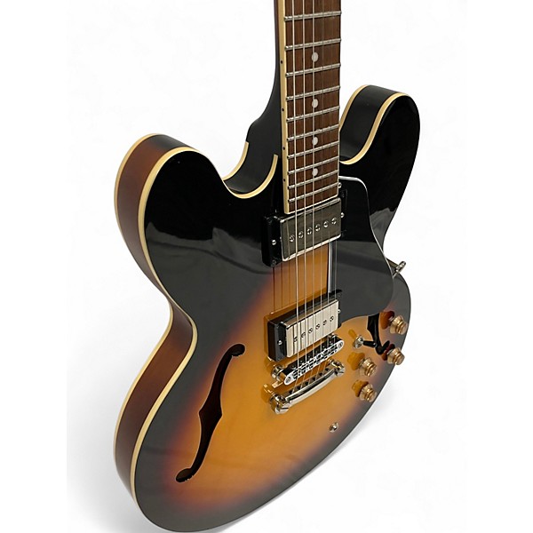 Used Epiphone ES335 2 Color Sunburst Hollow Body Electric Guitar