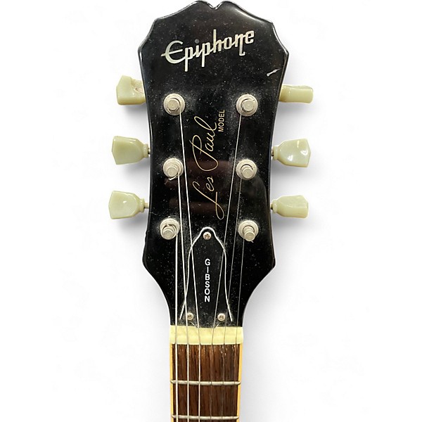 Used Epiphone Les Paul Standard Black Solid Body Electric Guitar