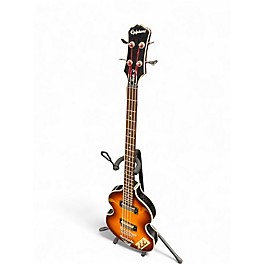 Used 2022 Epiphone Viola 3 Tone Sunburst Electric Bass Guitar