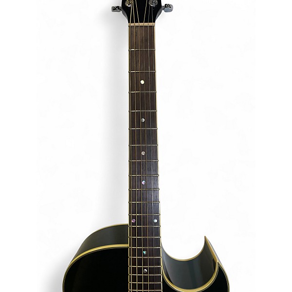 Used Ibanez JSA5 Joe Satriani Signature Black Acoustic Electric Guitar