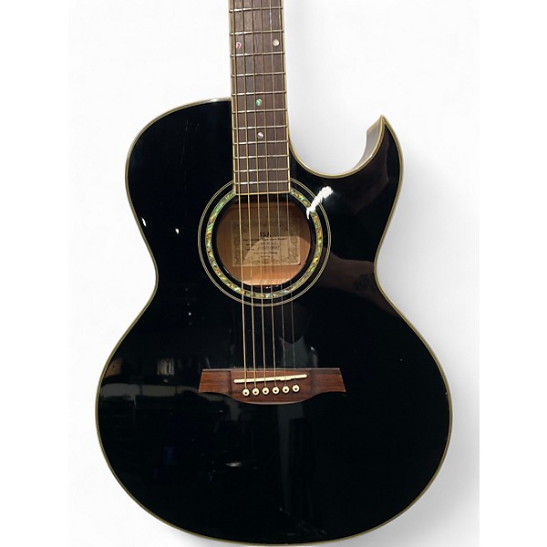 Used Ibanez JSA5 Joe Satriani Signature Black Acoustic Electric Guitar