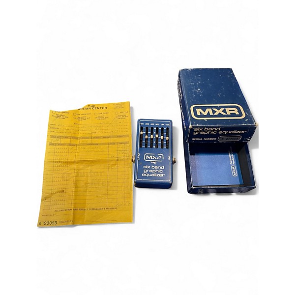 Used 1979 MXR MX-109 Six Band Graphic Equalizer Pedal