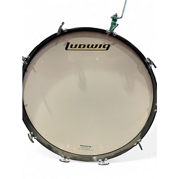 Used Ludwig 4 Piece BONHAM KIT GREEN SPARKLE Drum Kit