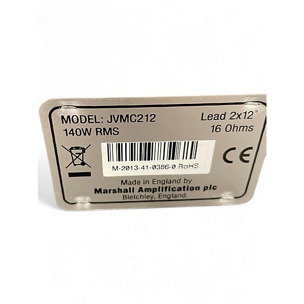 Used Marshall jvmc212 Guitar Cabinet