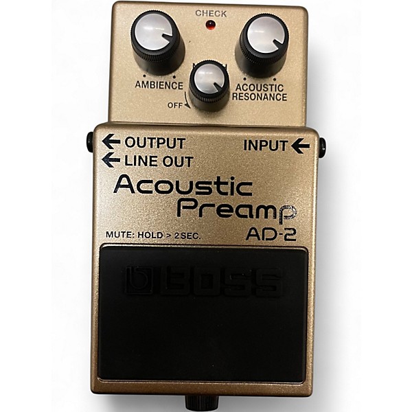 Used BOSS AD2 Acoustic Preamp Guitar Preamp