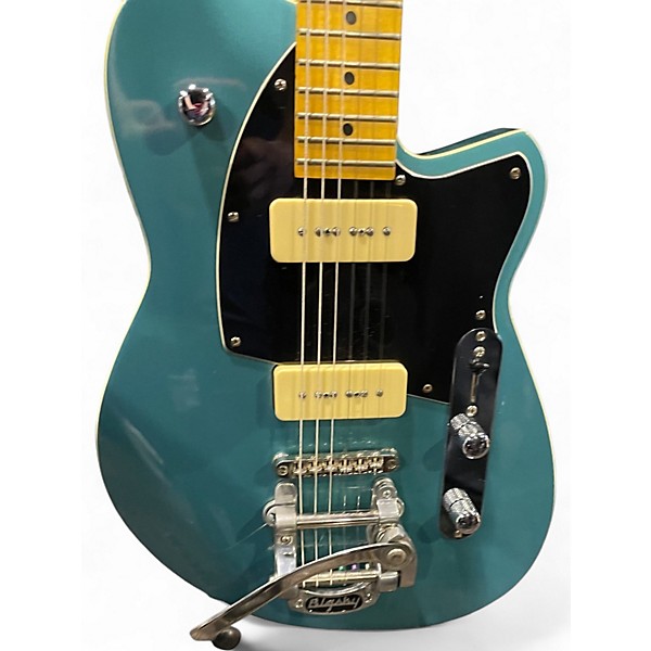 Used Reverend CHARGER 290 Blue Solid Body Electric Guitar