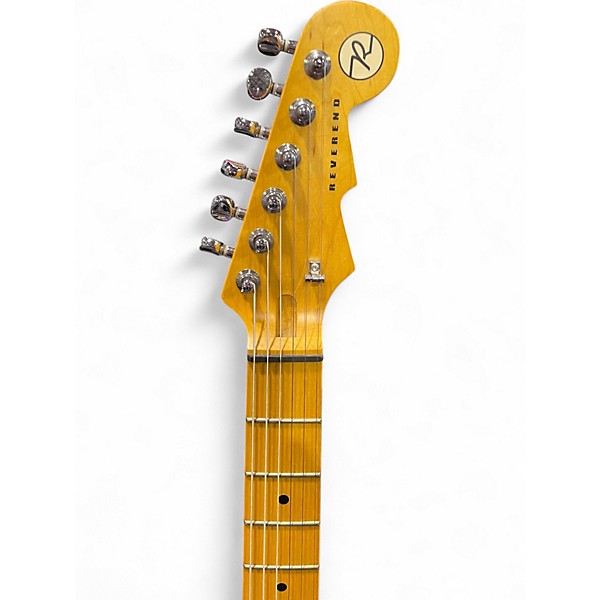 Used Reverend CHARGER 290 Blue Solid Body Electric Guitar