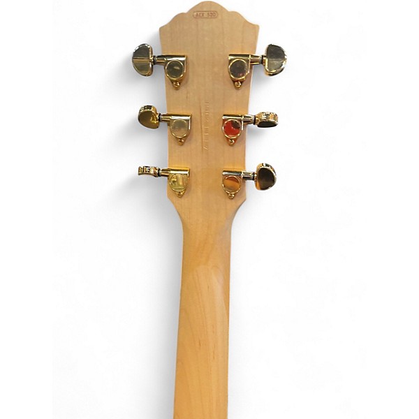 Used Yamaha AEX520 Black Hollow Body Electric Guitar