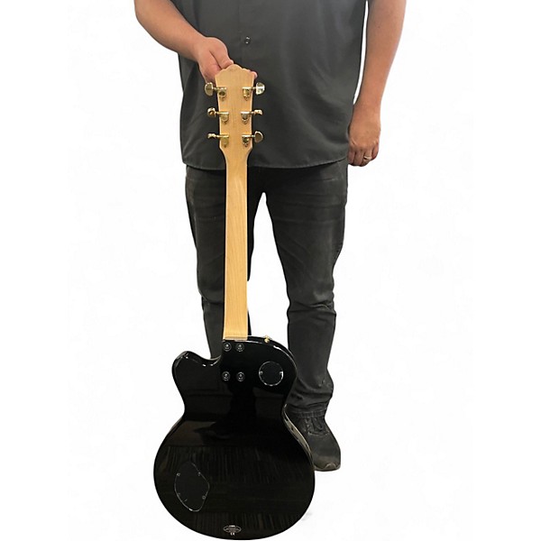 Used Yamaha AEX520 Black Hollow Body Electric Guitar