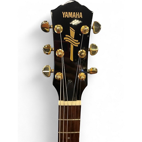 Used Yamaha AEX520 Black Hollow Body Electric Guitar