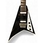 Used Jackson KVXMG KING V Black and White Solid Body Electric Guitar
