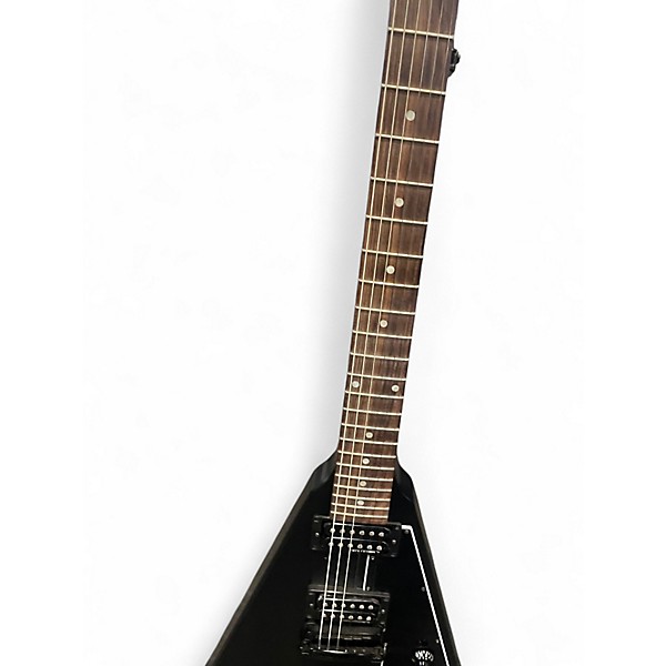 Used Gibson Flying V Black Solid Body Electric Guitar Black