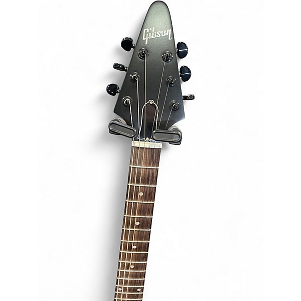 Used Gibson Flying V Black Solid Body Electric Guitar