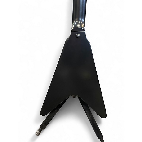 Used Gibson Flying V Black Solid Body Electric Guitar