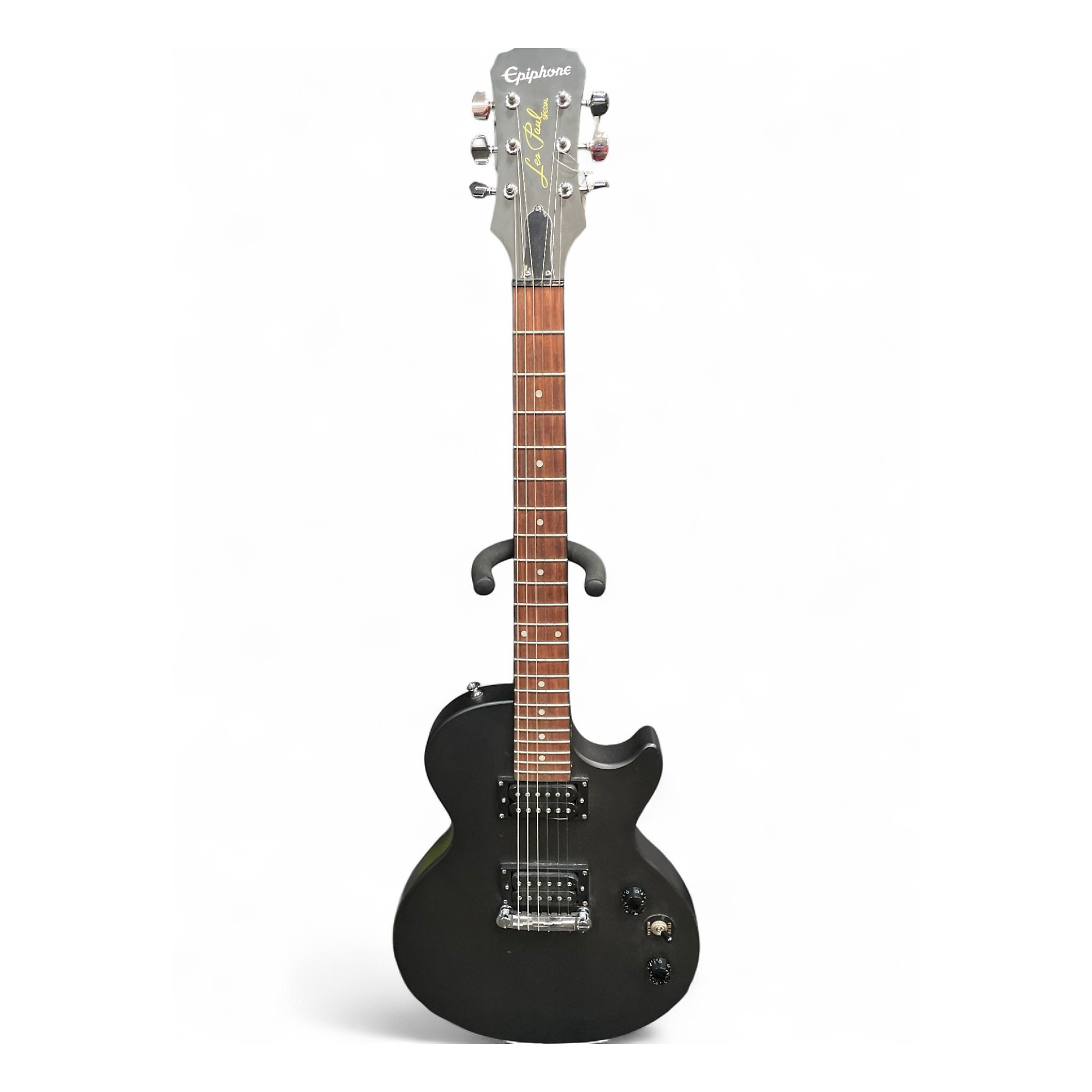 Used Epiphone Les Paul Special Satin Black Solid Body Electric