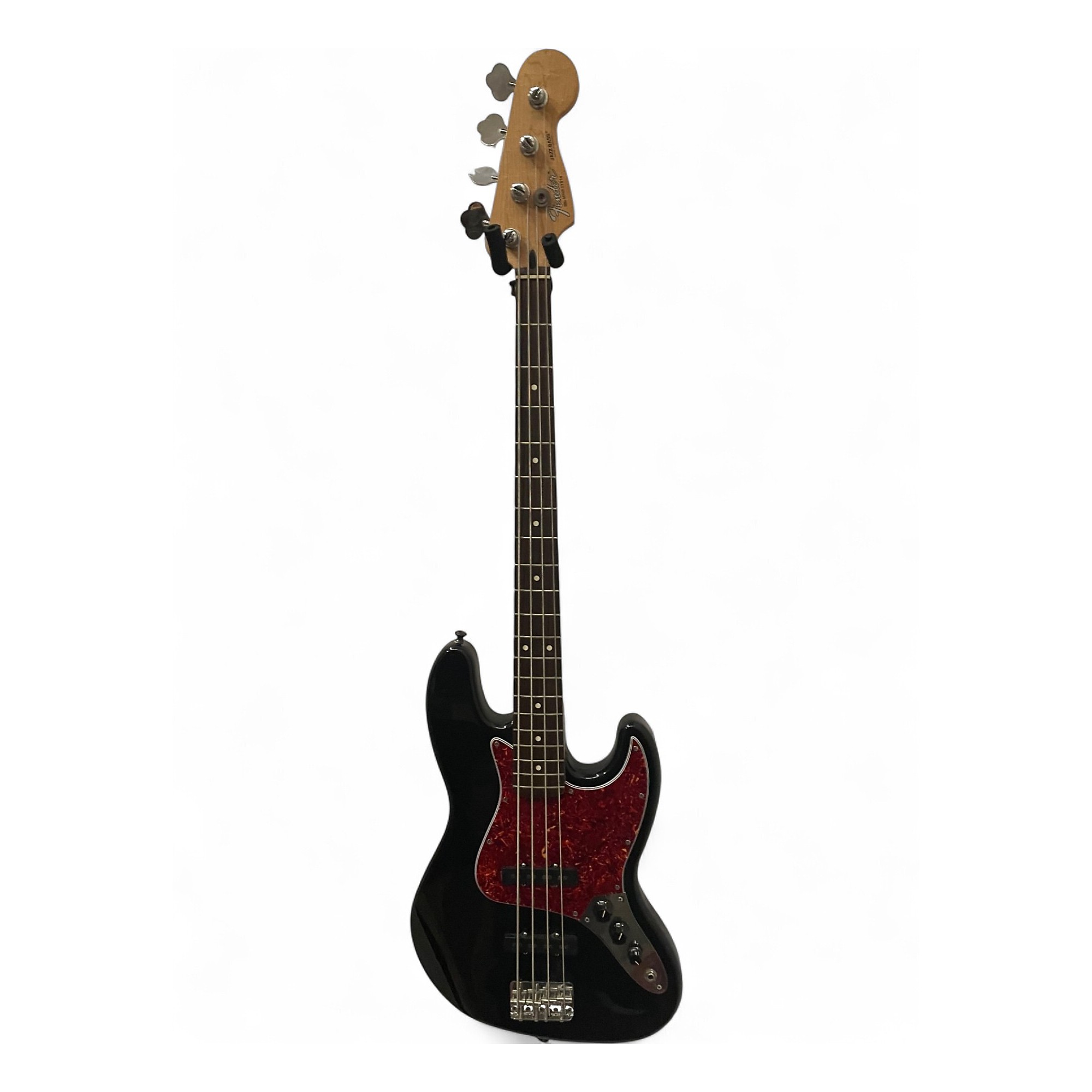Used Fender Standard Jazz Bass Black Electric Bass Guitar Black