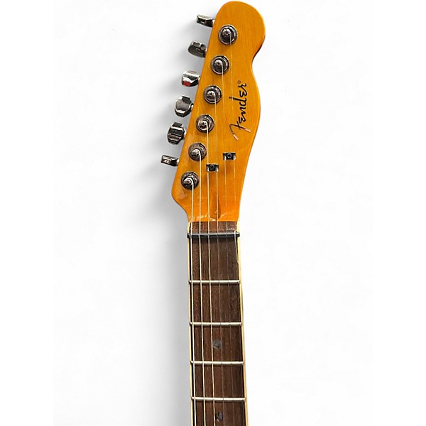 Used Fender Special Edition Custom Telecaster FMT HH Amber Solid Body Electric Guitar