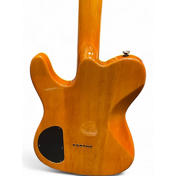 Used Fender Special Edition Custom Telecaster FMT HH Amber Solid Body Electric Guitar