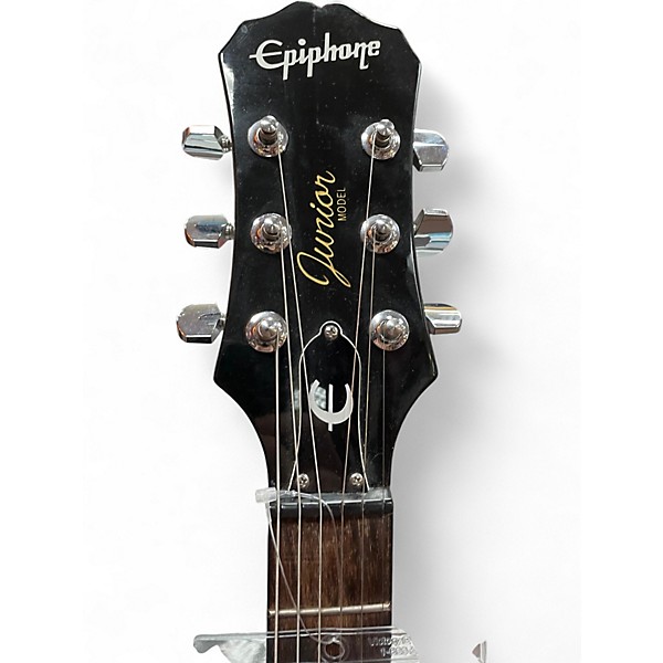 Used Epiphone Les Paul Junior Black Solid Body Electric Guitar
