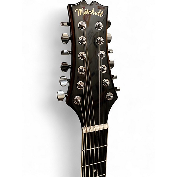 Used Mitchell D120S12E Natural 12 String Acoustic Electric Guitar