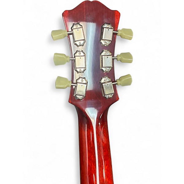 Used Eastman T386 Red Hollow Body Electric Guitar