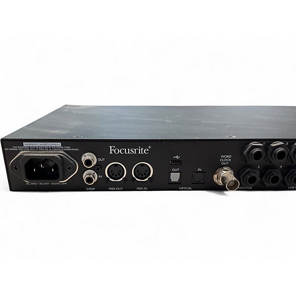 Used 2022 Focusrite CLARETT+ 8PRE Audio Interface | Guitar