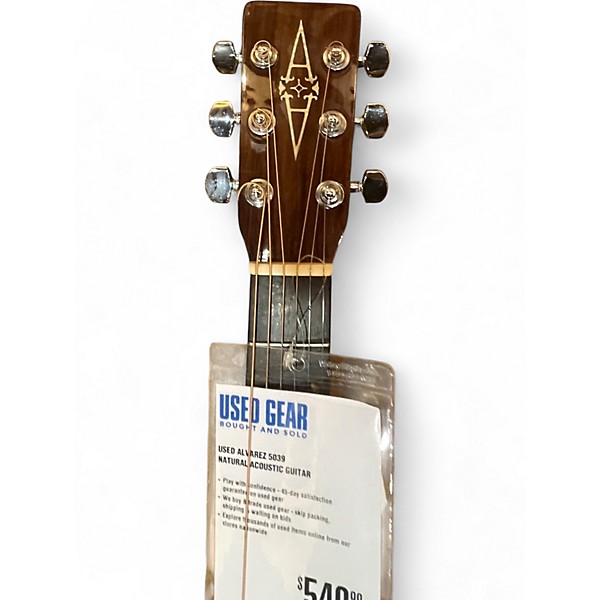 Used Alvarez 5039 Natural Acoustic Guitar
