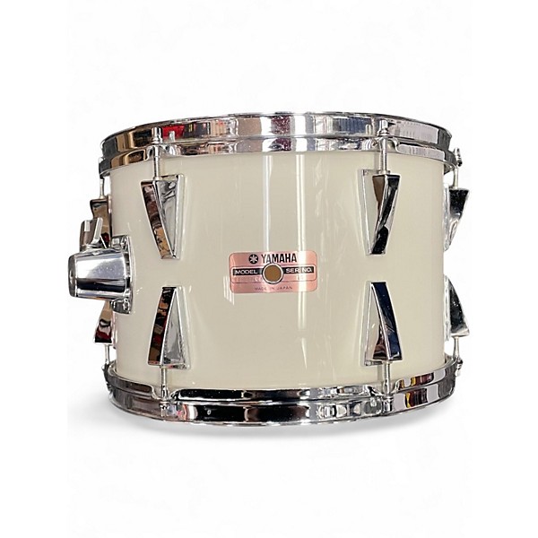 Used Yamaha 5 Piece 8000 SERIES Arctic White Drum Kit