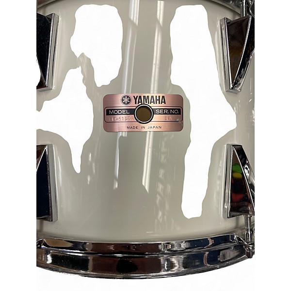Used Yamaha 5 Piece 8000 SERIES Arctic White Drum Kit