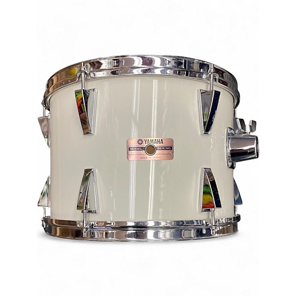 Used Yamaha 5 Piece 8000 SERIES Arctic White Drum Kit