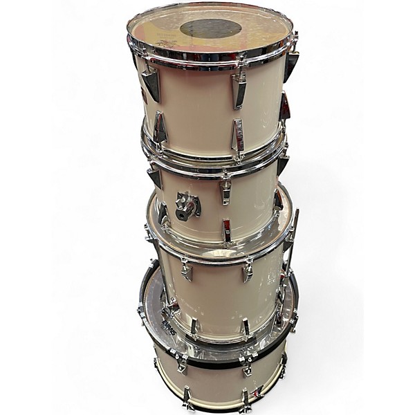 Used Yamaha 5 Piece 8000 SERIES Arctic White Drum Kit