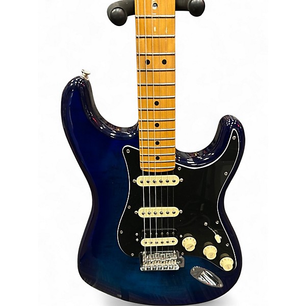 Used Fender Player Stratocaster HSS Plus Top Blue Burst Solid Body Electric Guitar