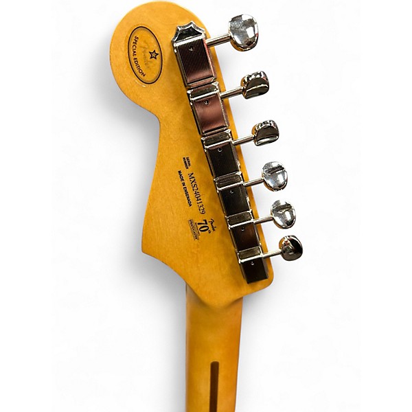 Used Fender Player Stratocaster HSS Plus Top Blue Burst Solid Body Electric Guitar