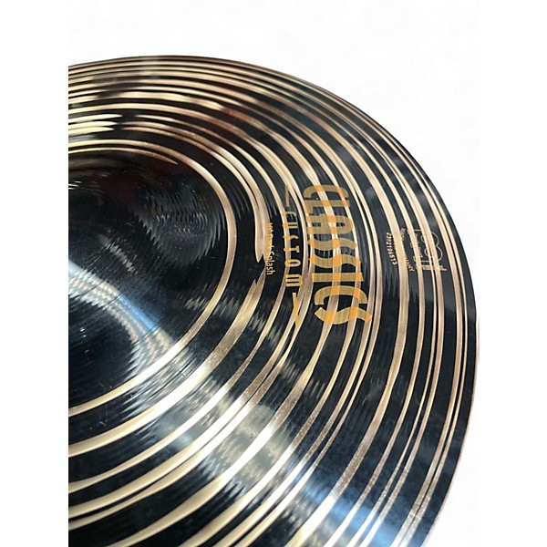 Used MEINL 10in custom classic dark splash Cymbal
