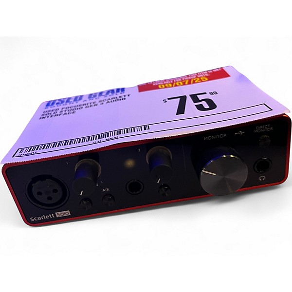 DTM・DAW Focusrite Scarlett solo gen.3 Scarlett Solo Studio - Refurbished | Focusrite